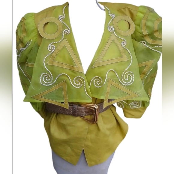 Vintage Mijoli Sheer Mesh Blazer Jacket - Picture 7 of 7